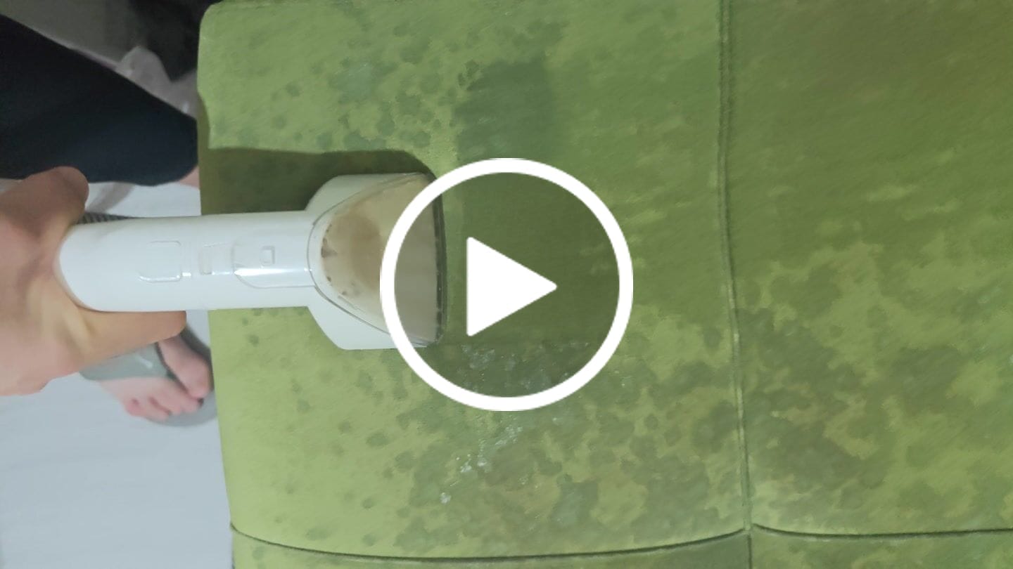 Customer video review of Buharlı Halı Yıkama & Koltuk Temizleme Makinesi 1700W | 16kPa Vakum, Buhar, Sıcak Su, Turbo (X6161)