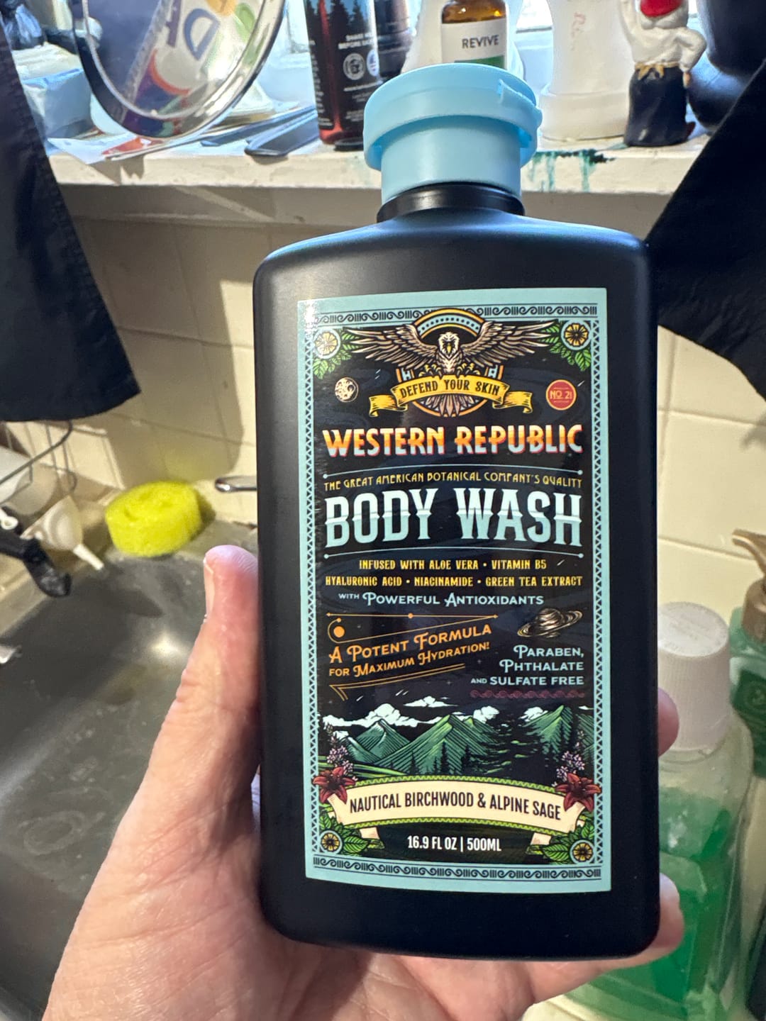 Customer photo review of Body Wash Double Scent Starter Kit