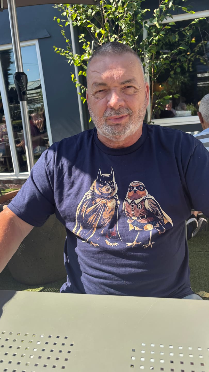 Customer photo review of Bat N Robin 2 T-Shirt