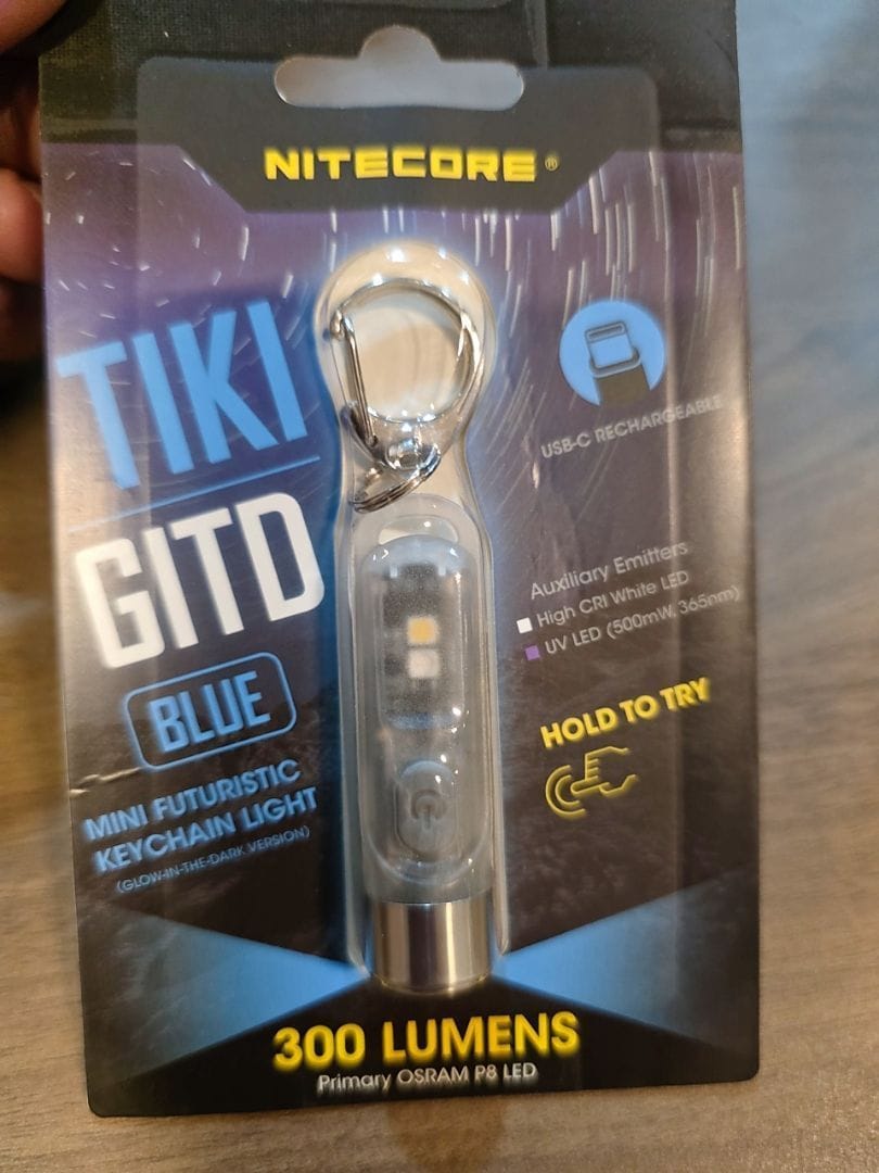 Customer photo review of TIKI (GREEN Glow In The Dark) - 300 lumens