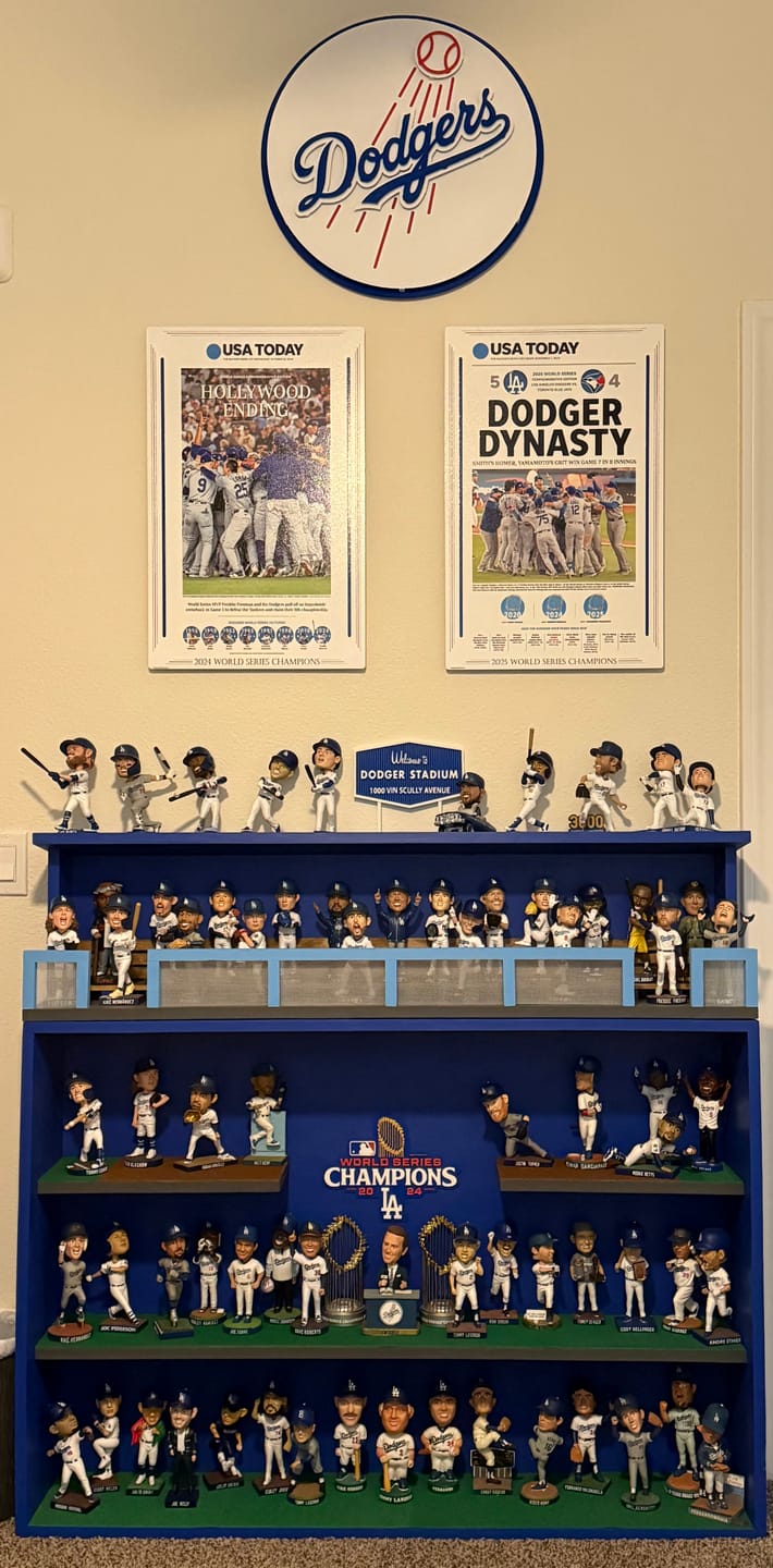 Customer photo review of Los Angeles Dodgers Crest 3D Metal Artwork