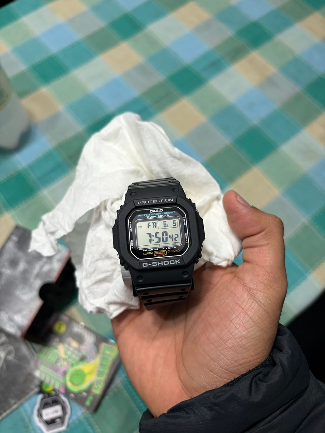 Customer photo review of Reloj Casio G-Shock Vintage G-5600UE-1 Tough Solar
