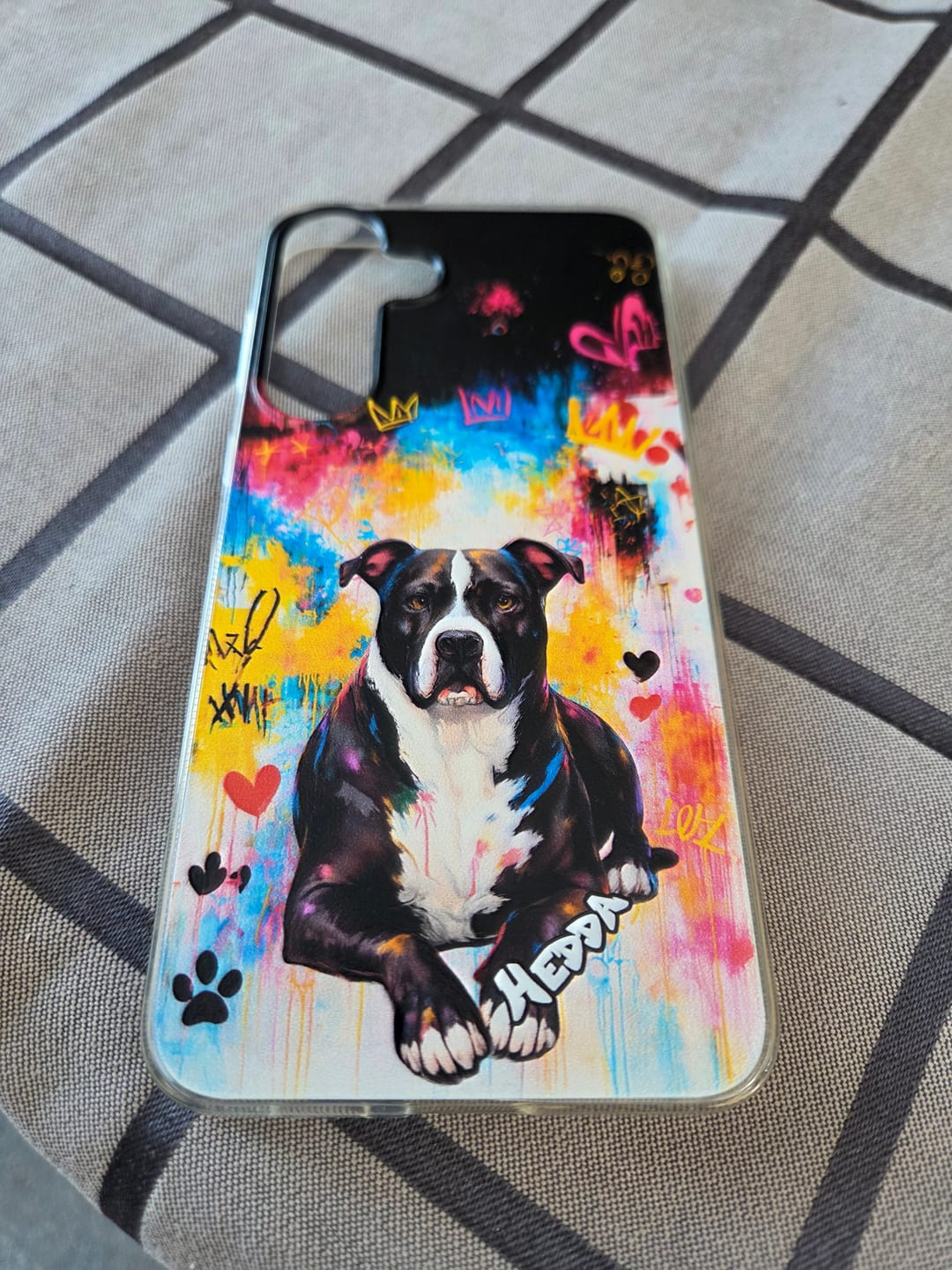 Customer photo review of Personalisierte Handyhülle - Streetart
