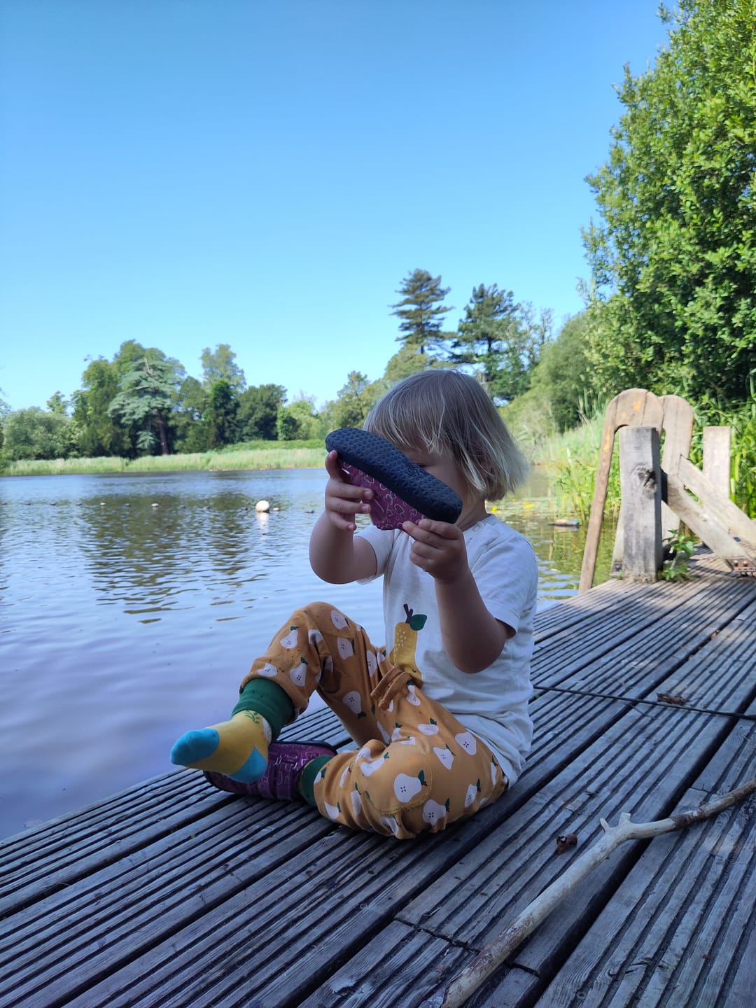 Customer photo review of Summer Pears Organic Comfy Joggers