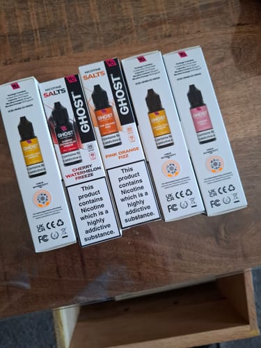 Customer photo review of Ghost Salts 10ml - 2% de Nicotine  - E-Liquide Sel de Nicotine
