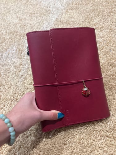 Customer photo review of Refillable Folio in Salty Plum