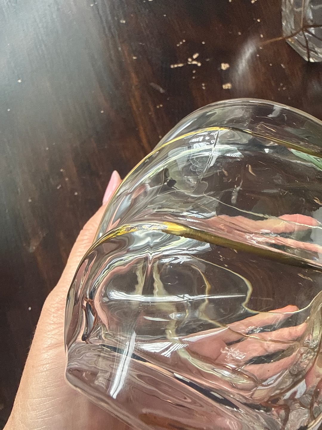 Customer photo review of Golden Whiskey Tumblers