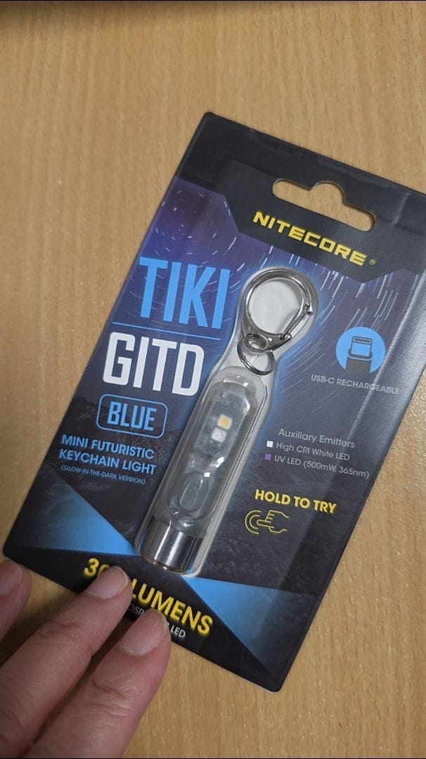 Customer photo review of TIKI (GREEN Glow In The Dark) - 300 lumens