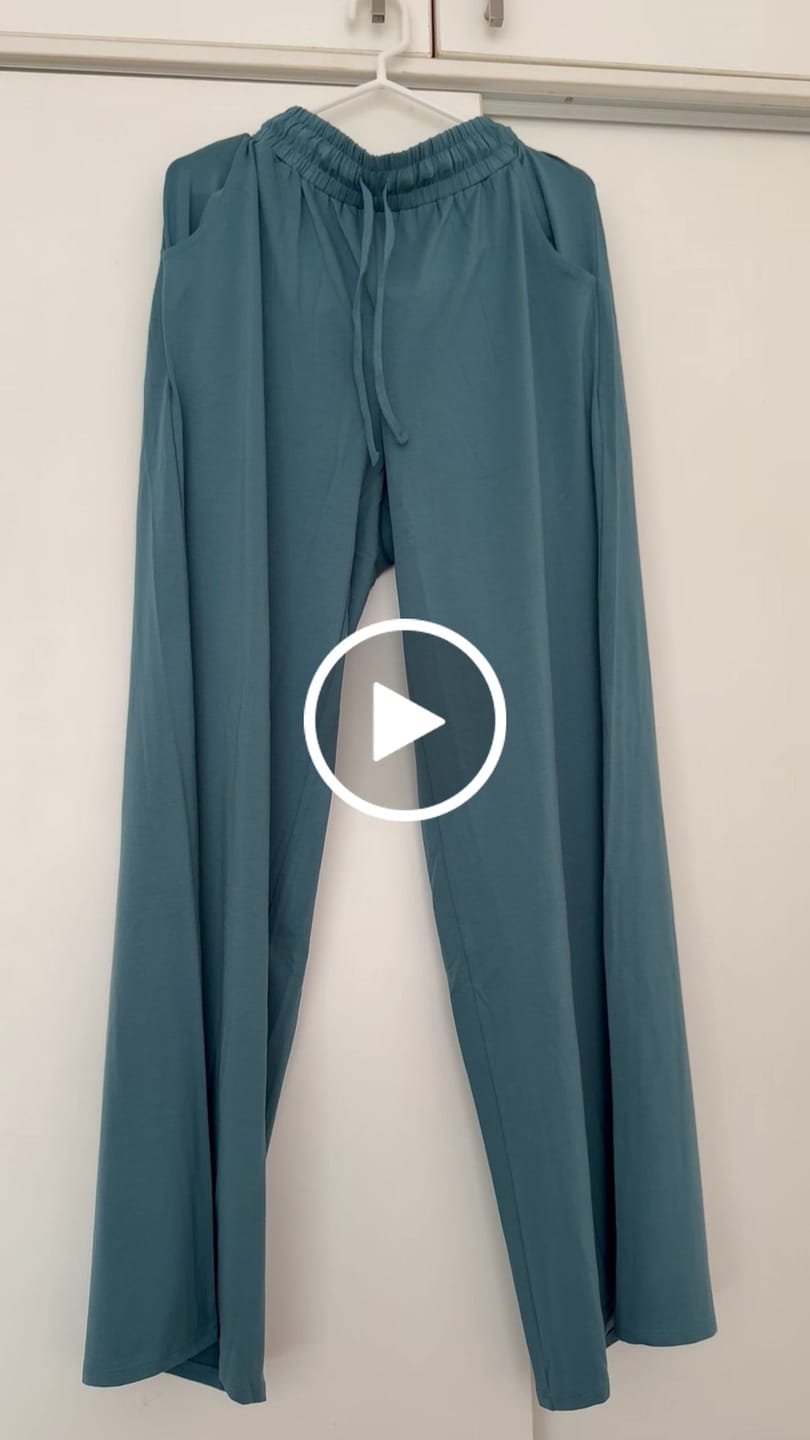 Customer video review of Everyday Palazzo | AlgaKnit - Sea Teal