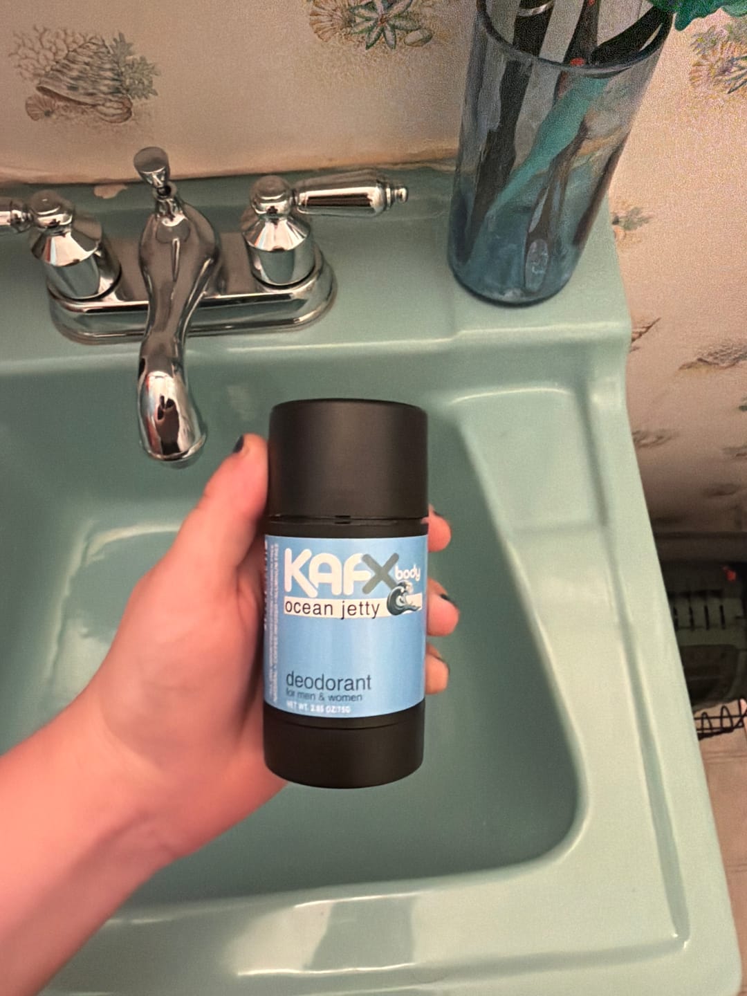 Customer photo review of Ocean Jetty Natural Deodorant – Clean, Fresh, Gender-Neutral Bestseller