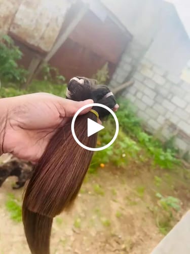 Customer video review of Vietnamese Super Double Drawn Bone Straight Ombre Chocolate Brown Bundles