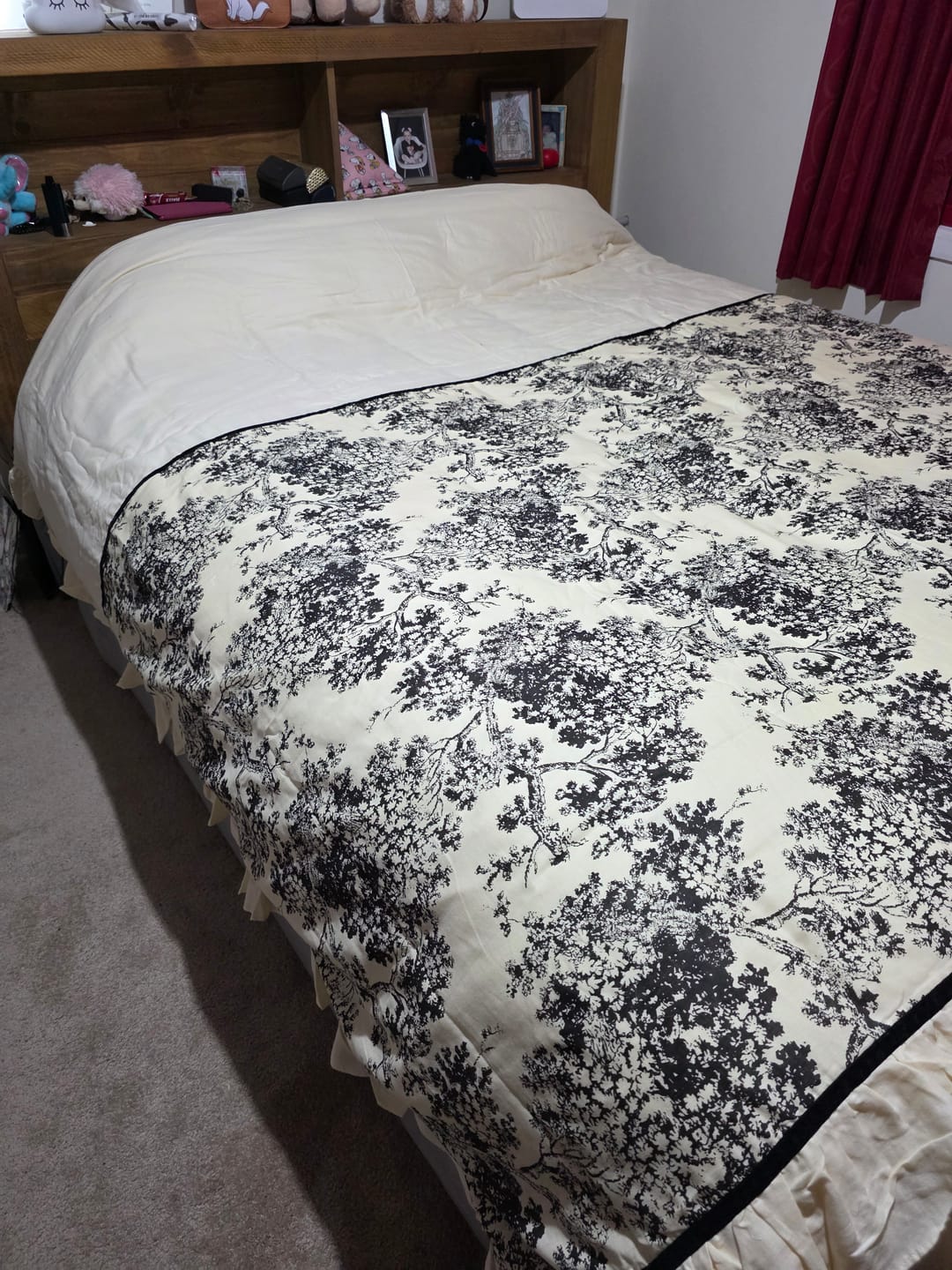 Customer photo review of Enchanted Forest Ruffles Bedding Set