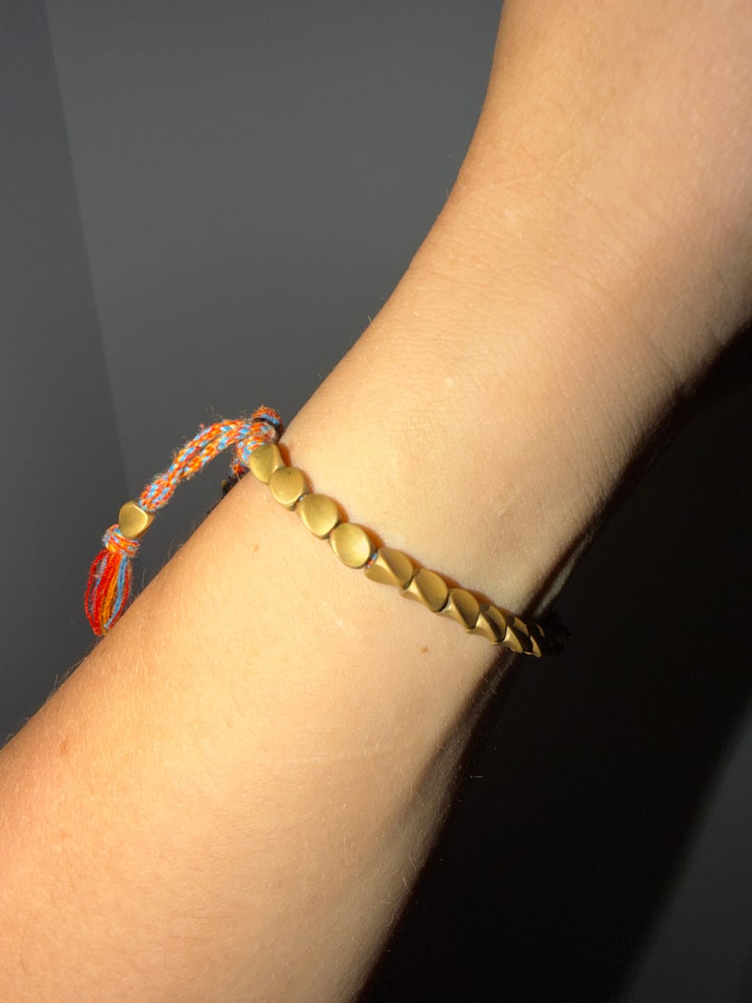 Customer photo review of Buddha Stones, tibetische Kupferperlen, heilendes Glücksarmband