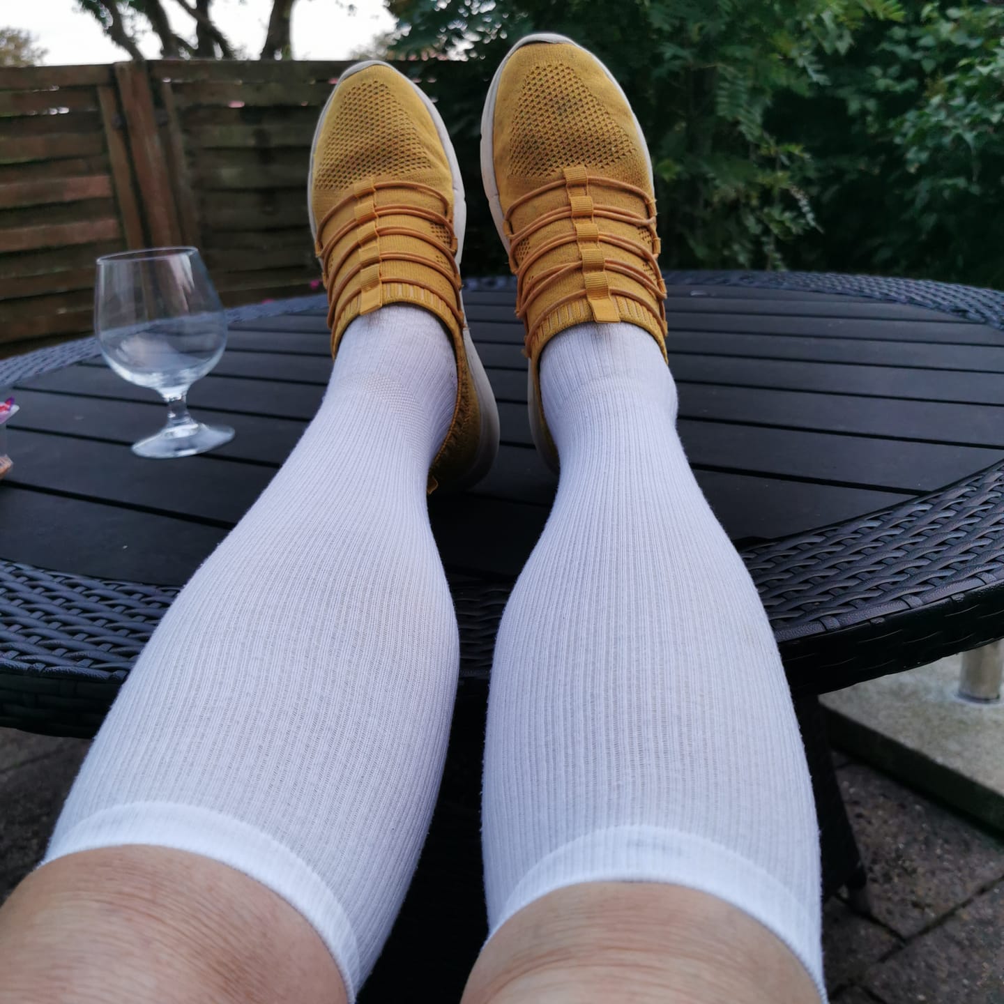 Customer photo review of Tynde støttestrømper