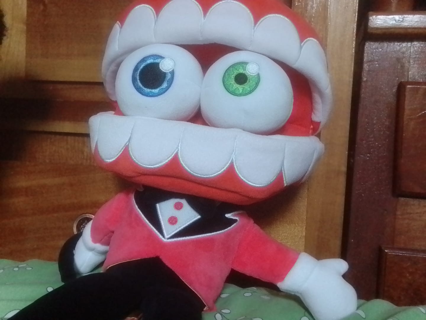 Customer photo review of Caine Puppet Plush