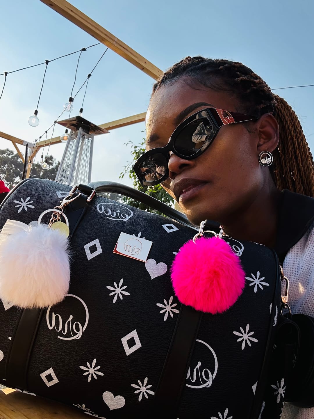 Customer photo review of Black Blanco Sunglasses