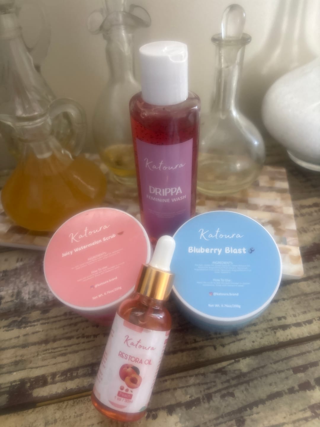 Customer photo review of Juicy Blueberry Scrub