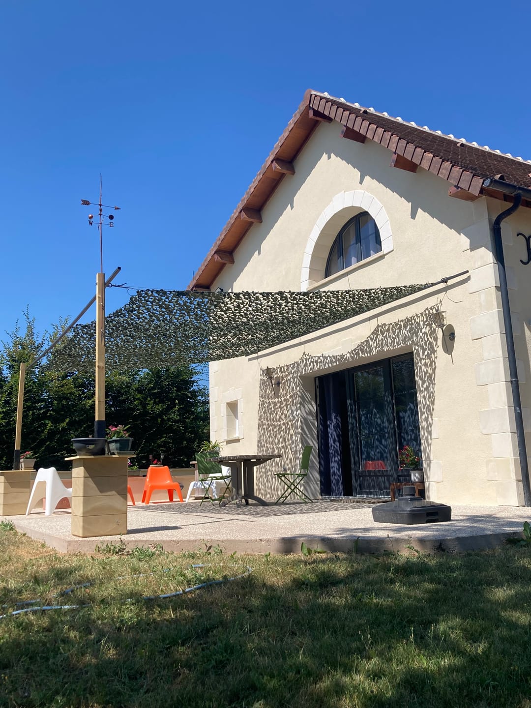 Customer photo review of Filet de camouflage renforcé câble acier