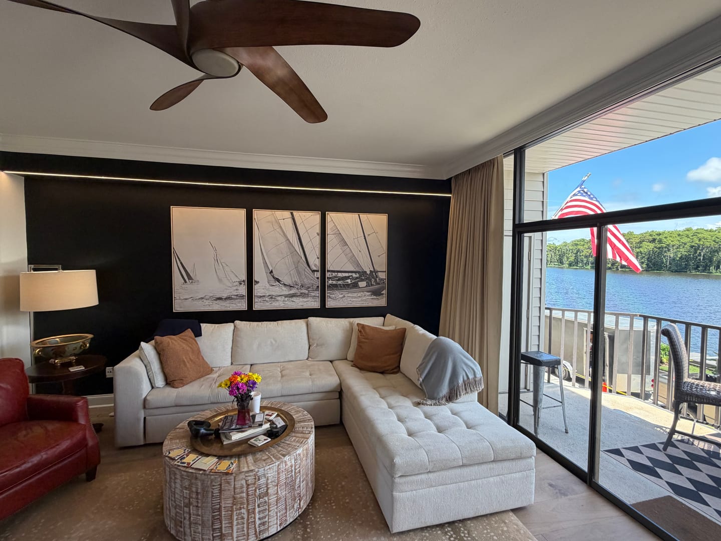 Customer photo review of Yacht Sailboat Regatta Canvas Wall Art Canvas Print