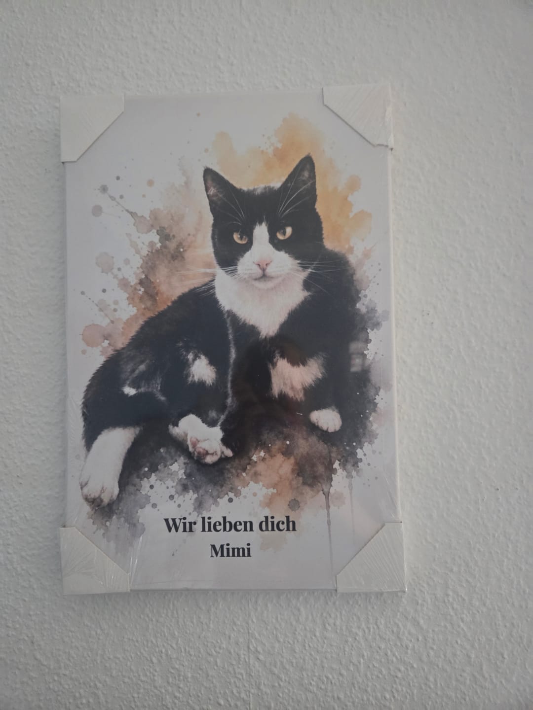 Customer photo review of Dein Haustier als Kunstwerk – mit Live-Vorschau, als Poster oder Leinwand