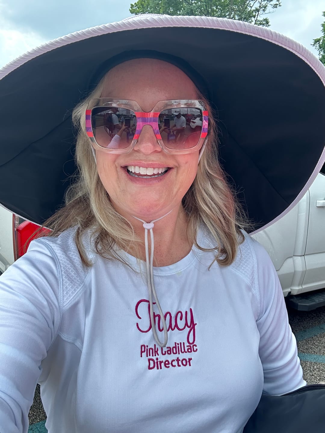 Customer photo review of Women's Wide Brim Sun Protection Hat UPF 100+ BM015