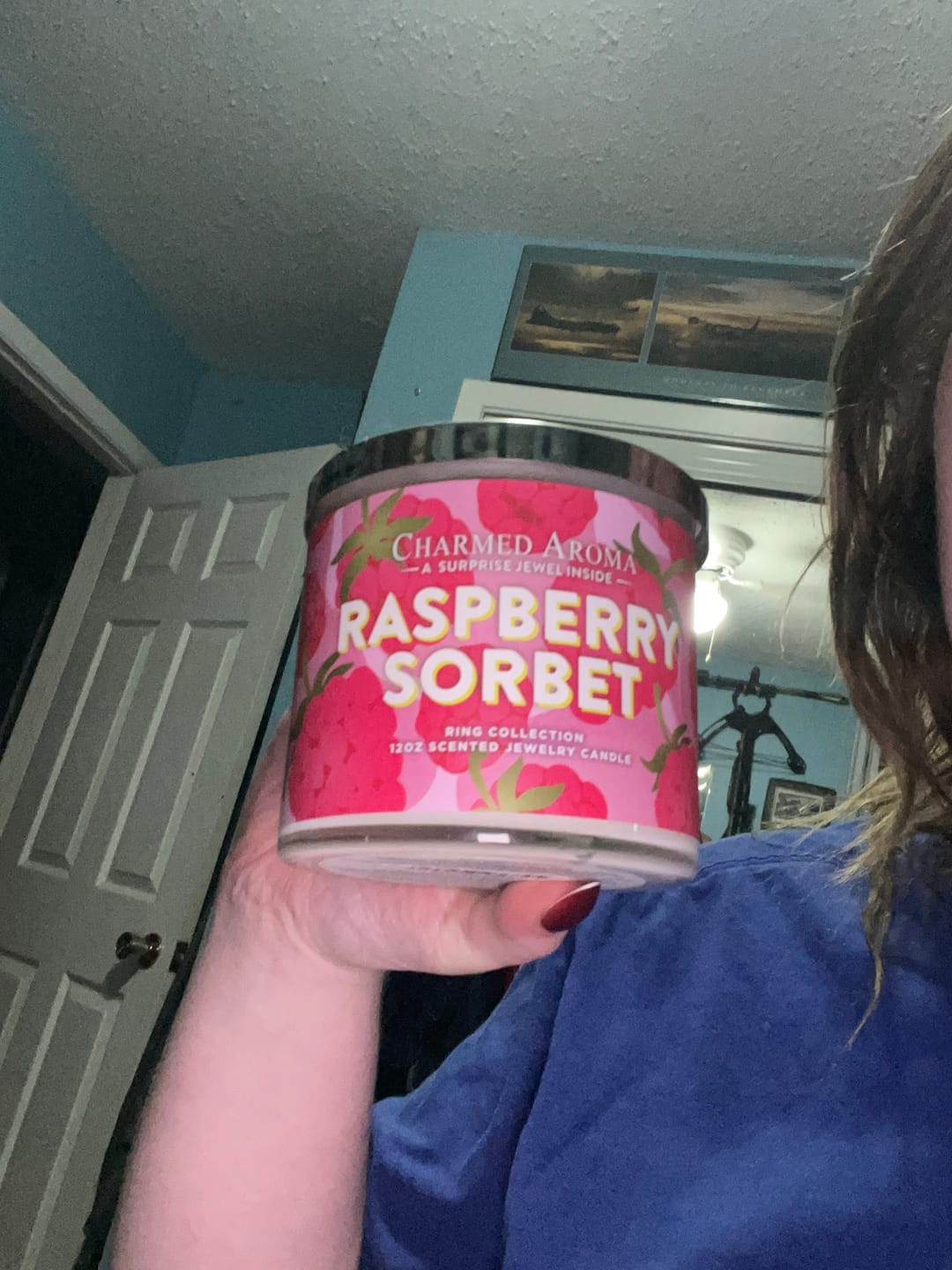 Customer photo review of Raspberry Sorbet Candle - Ring Collection