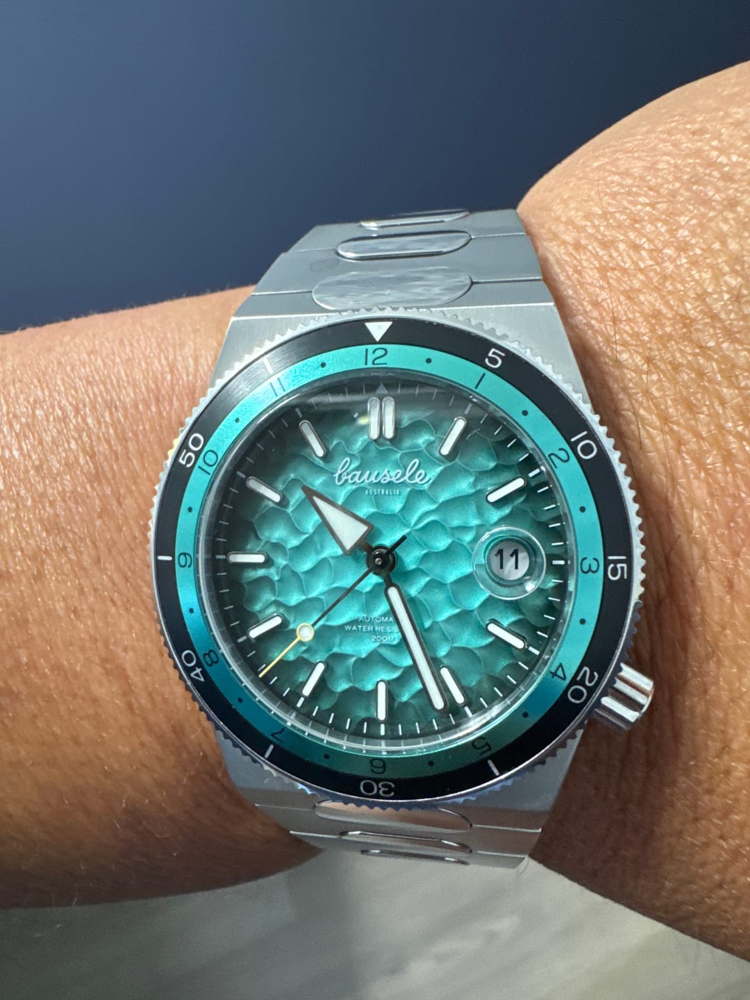 Customer photo review of Oceanic Blue