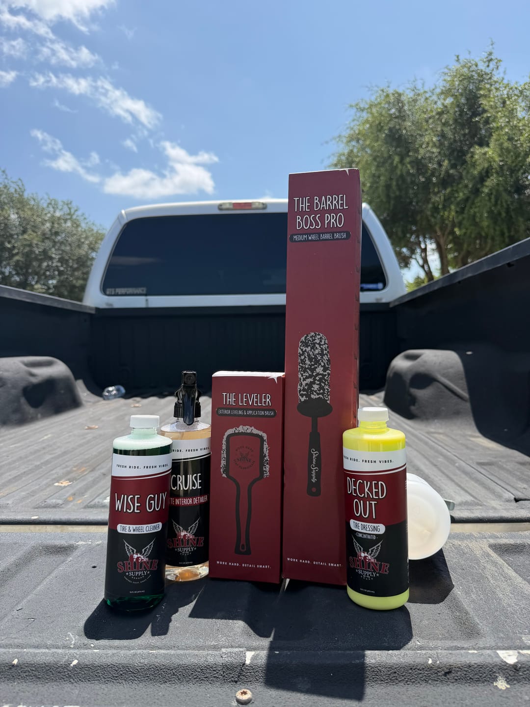 Customer photo review of Wise Guy Wheel & Tire Cleaner - 16 oz.