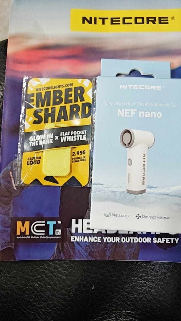 Customer photo review of NEF Nano - Palm-Sized High-Speed Handheld Fan