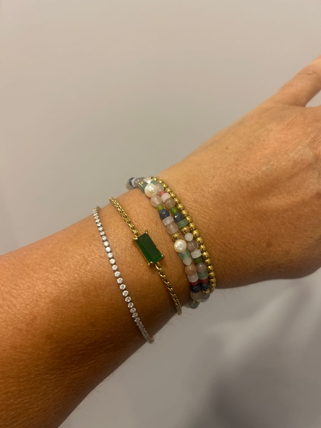 Customer photo review of Tropicana Pearl Necklace