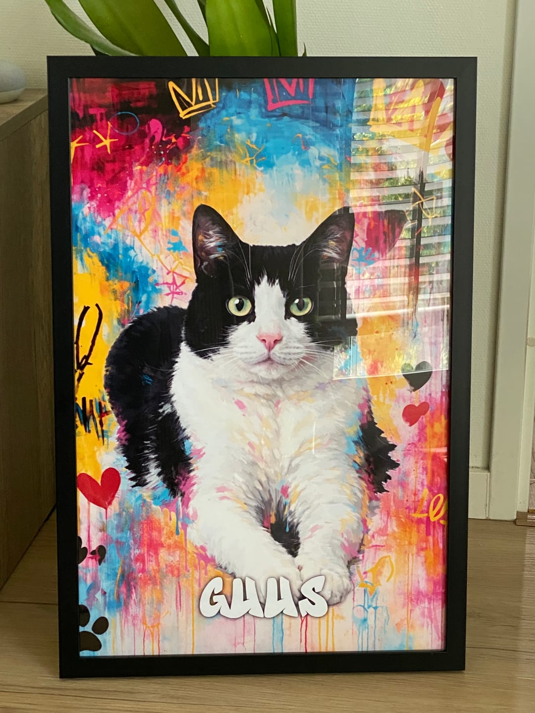 Customer photo review of Graffiti - Gepersonaliseerde Poster