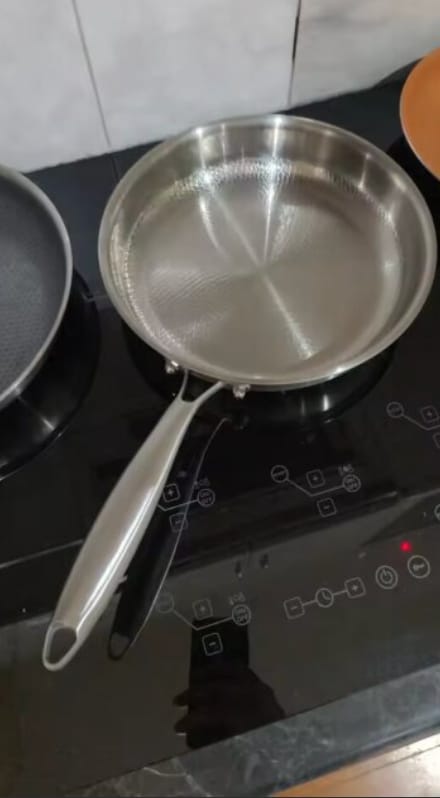Customer photo review of TitaneX® Titanium Nonstick Frying Pan
