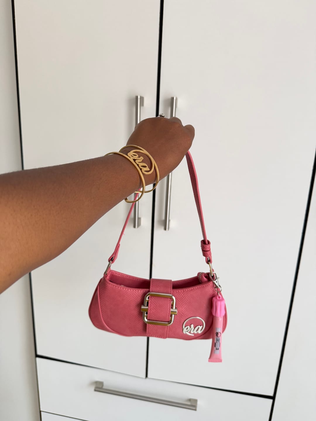 Customer photo review of Gold ERA Signature Cuff Bracelet