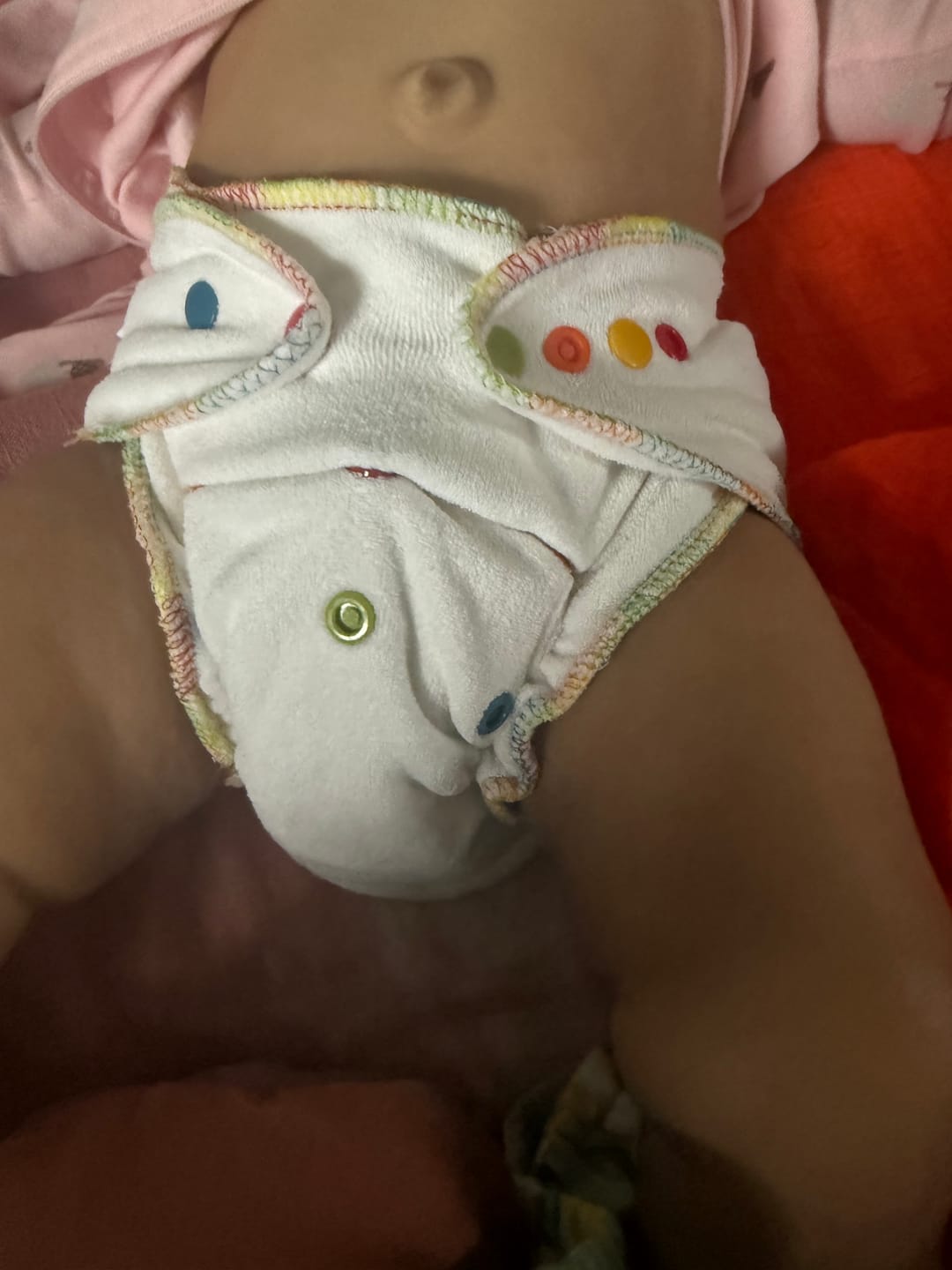 Customer photo review of Overnight Bamboo Fitted Diaper