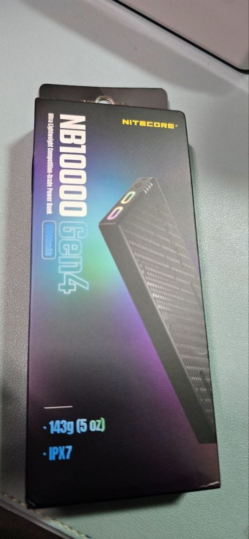Customer photo review of NB10000 Carbon Fiber Energy Brick (10,000mAh 3A GEN4)