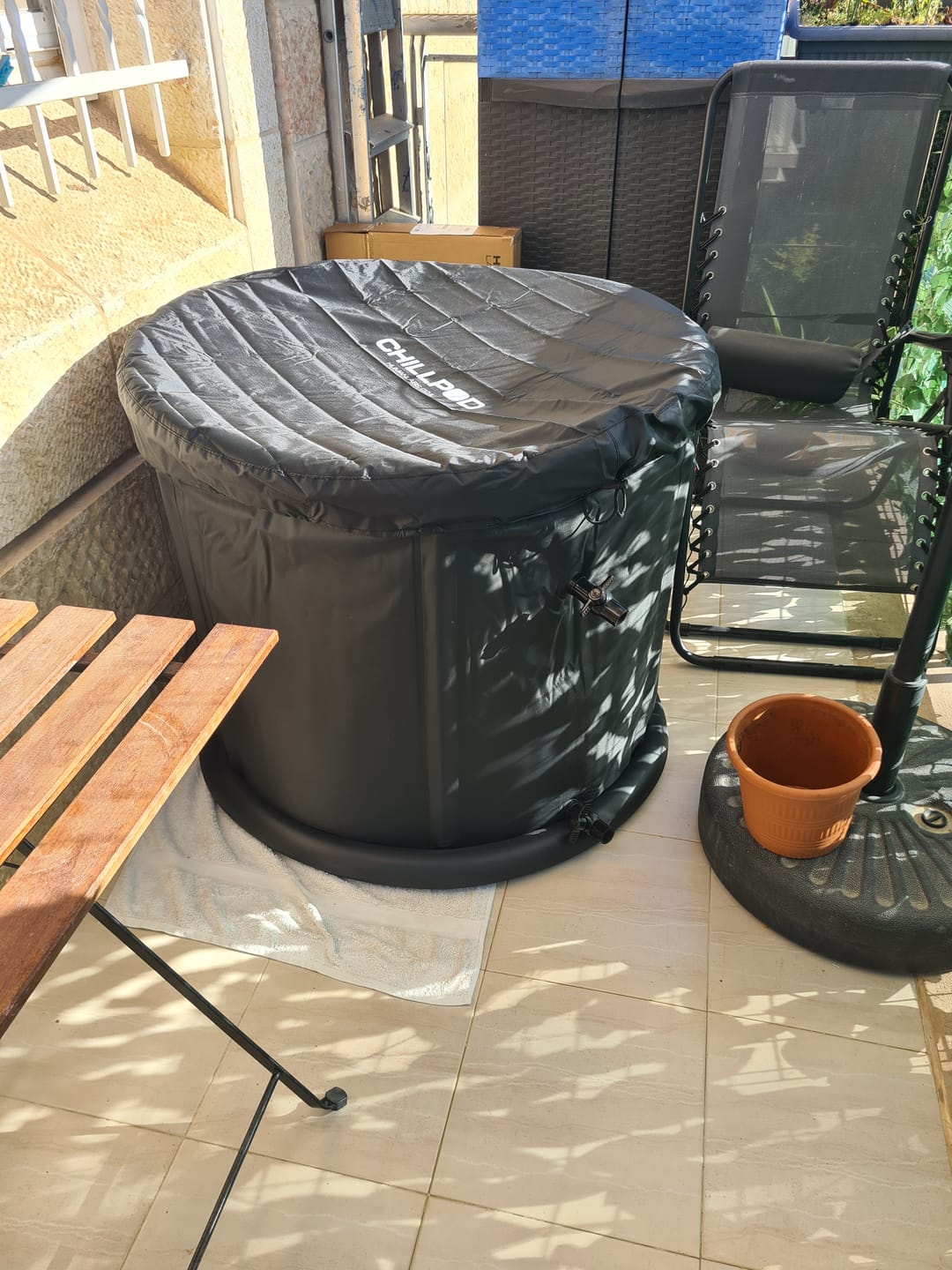 Customer photo review of CHILLPOD - אמבטיית קרח