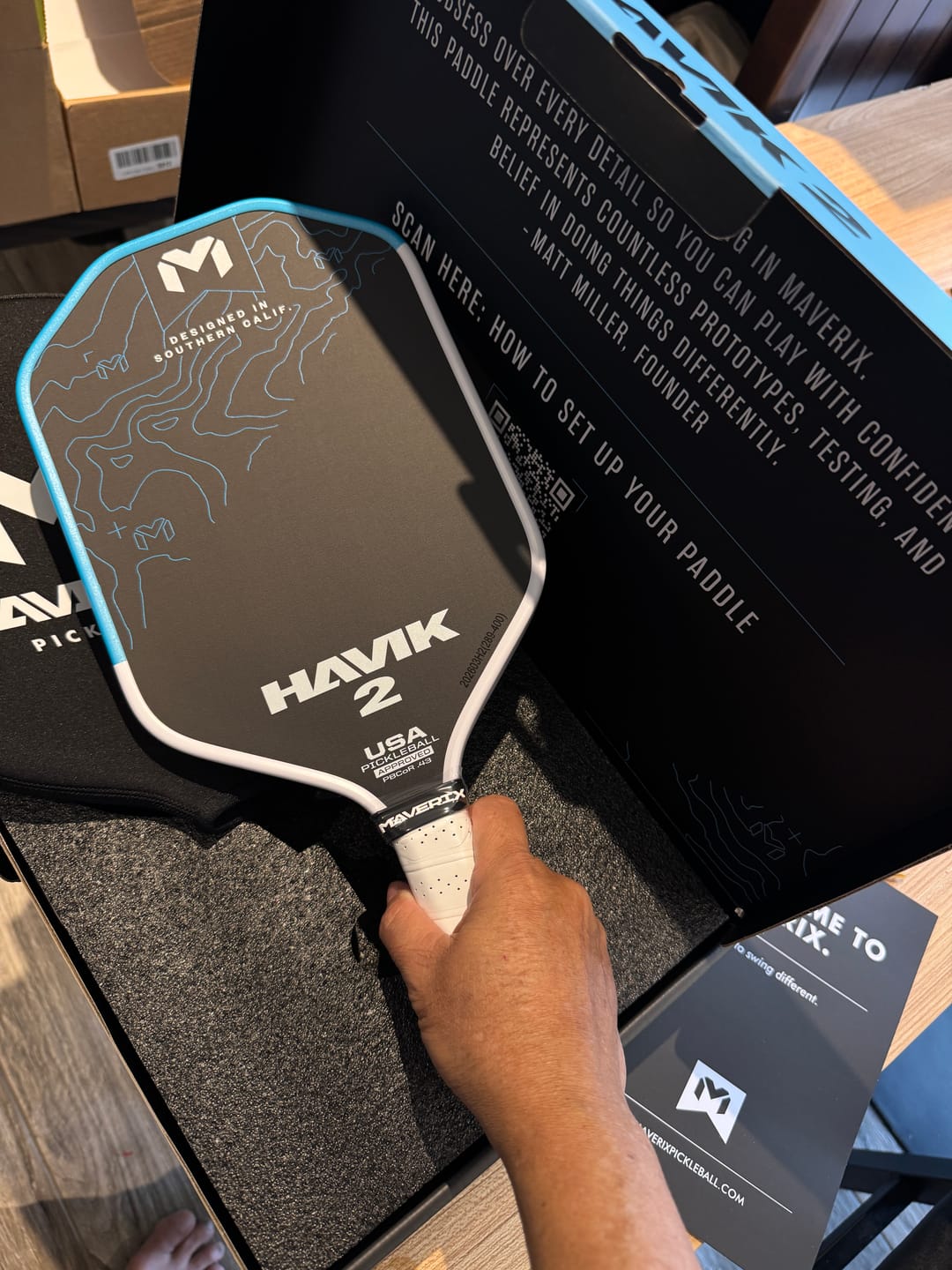 Customer photo review of HAVIK 2, Gen 4.5 | Speed Meets Power. Patented Design to Feel Lighter & Swing Faster