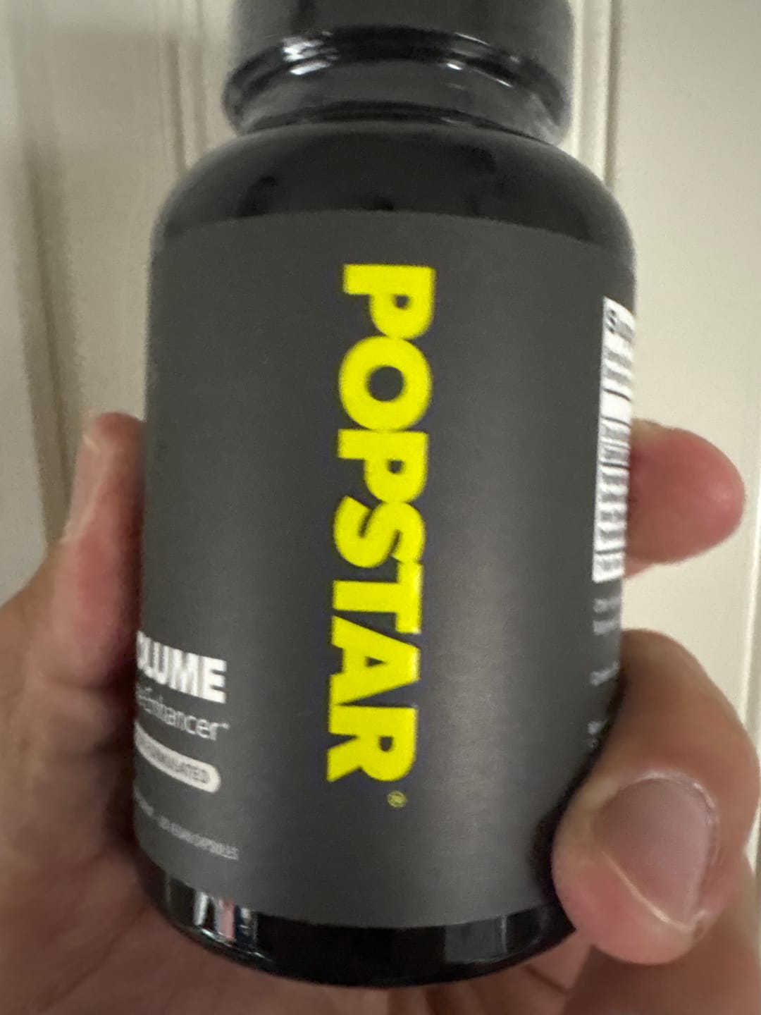 Customer photo review of Popstar Volume + Taste | 1 Month