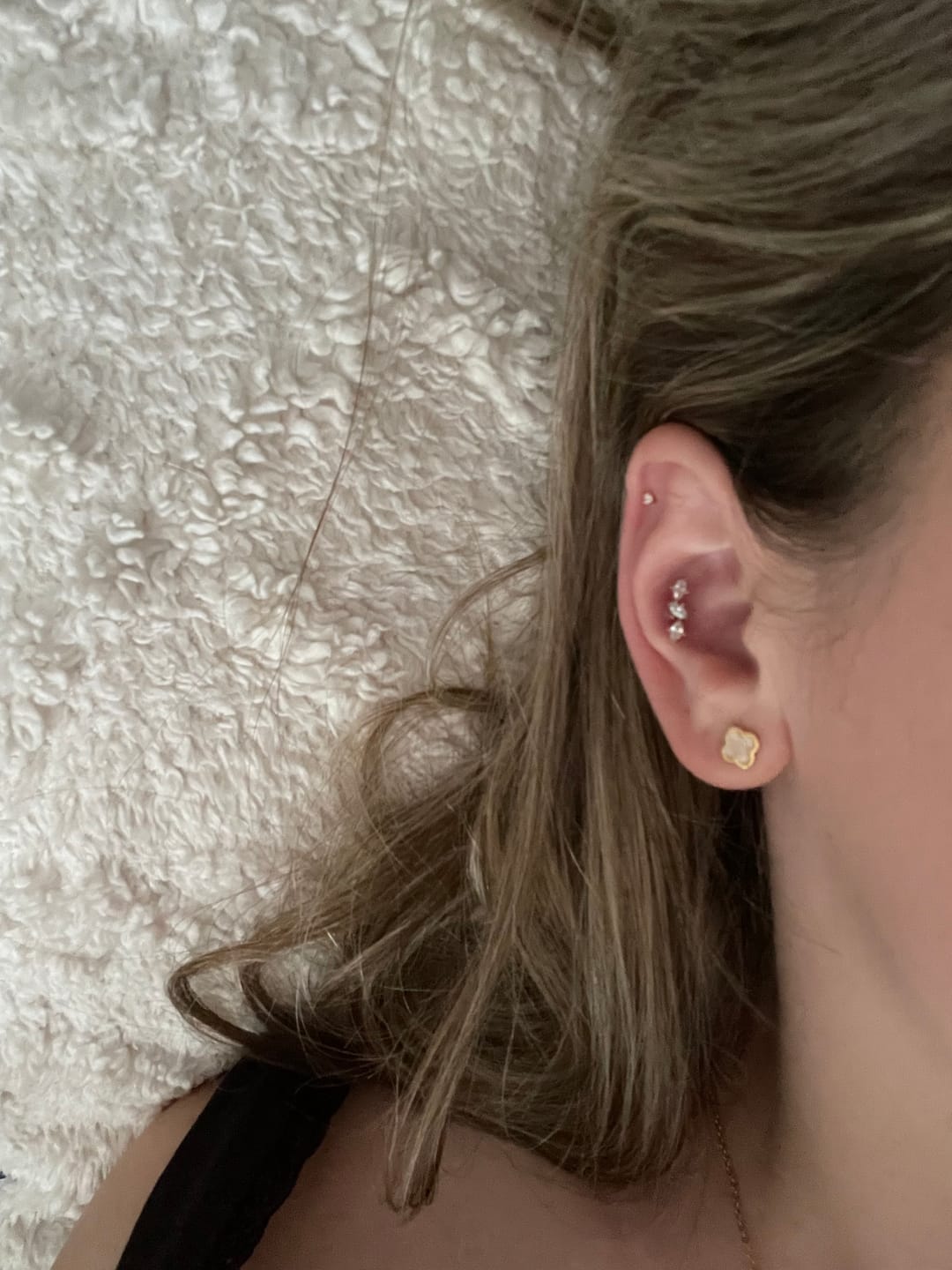 Customer photo review of Britney Piercing | Titan