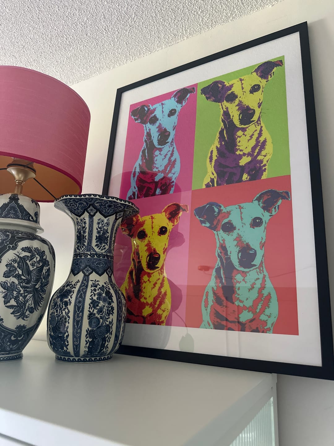 Customer photo review of Kleurvlakken - Gepersonaliseerde Poster
