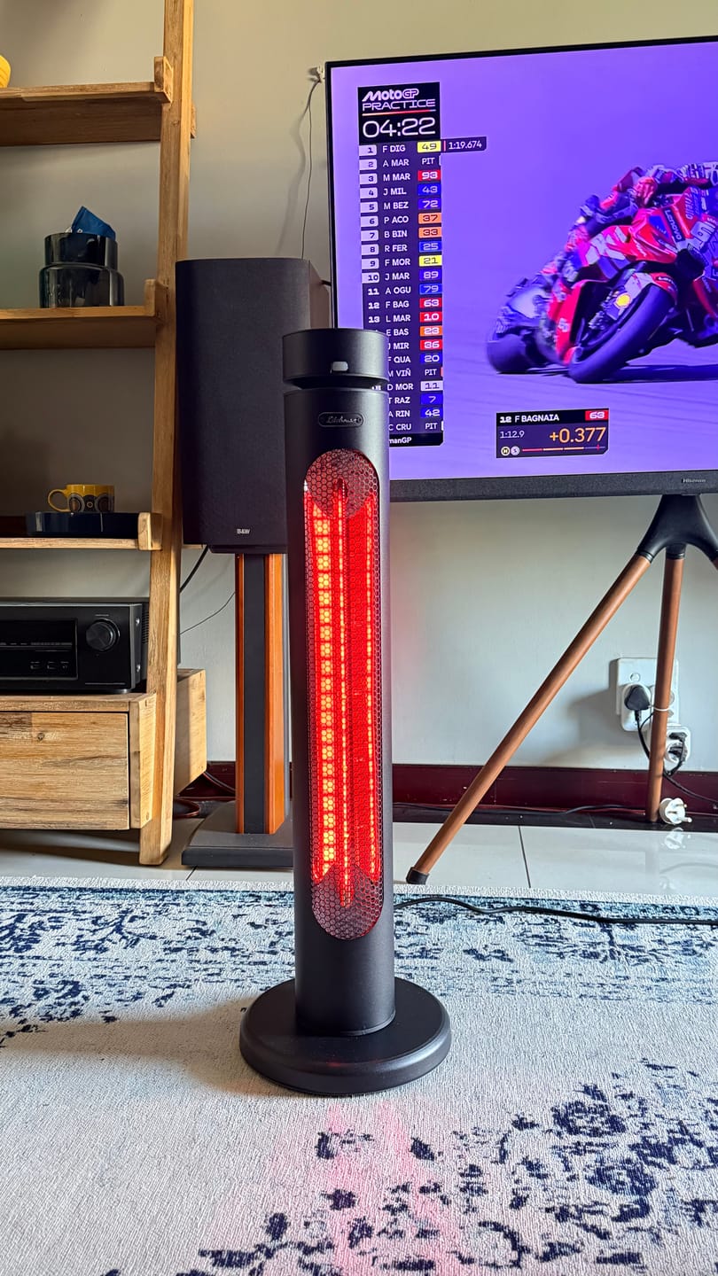 Customer photo review of Indoor & Outdoor Infrared Heater