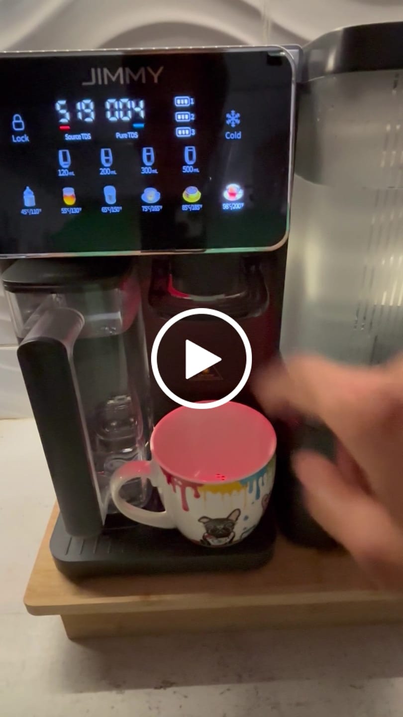 Customer video review of R9 Pro Smart Countertop Reverse Osmosis Water Purifier
