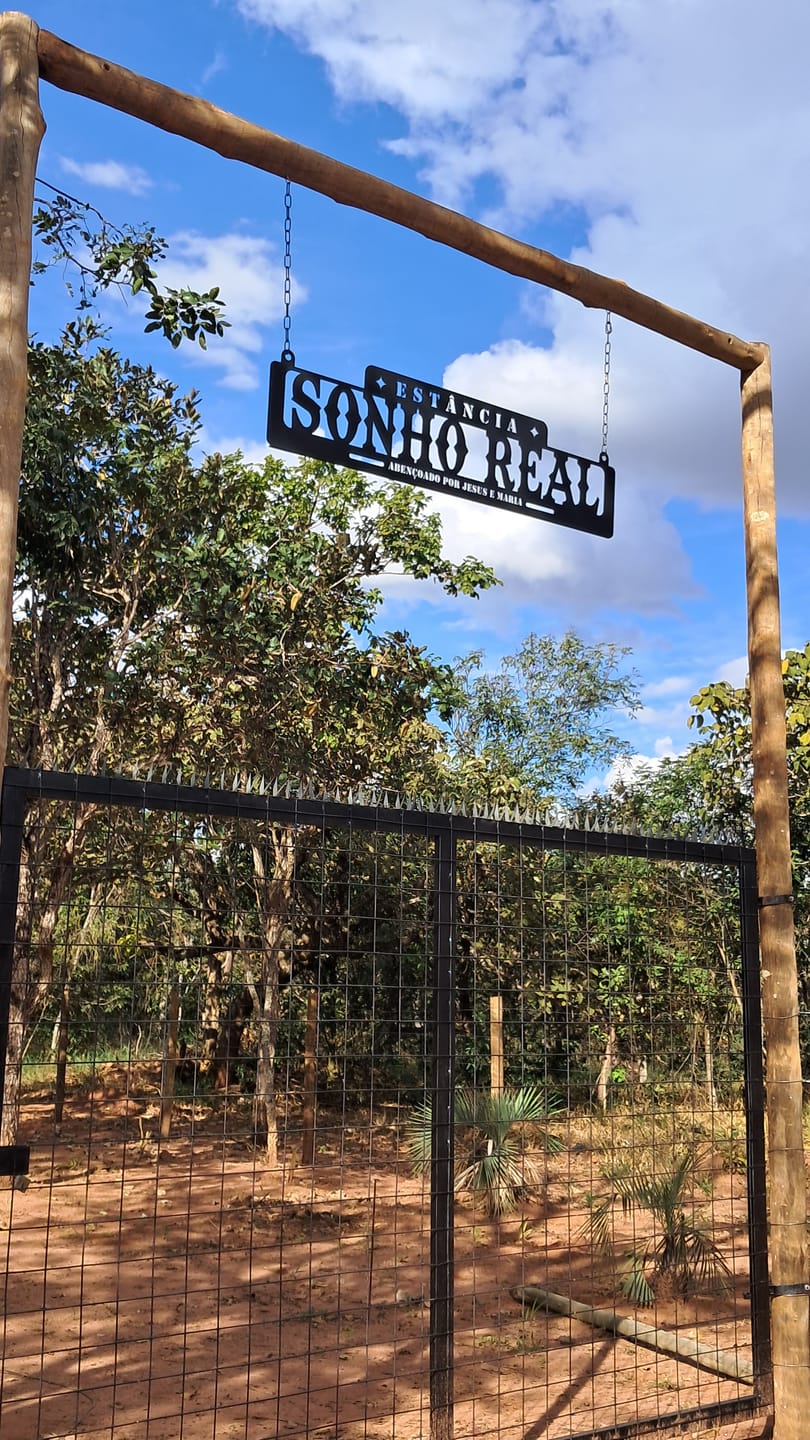Customer photo review of Placa de Metal Personalizada - Fazenda