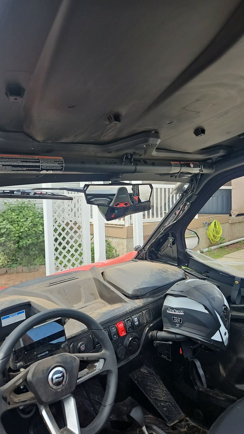 Customer photo review of Rear View Mirror For CFMOTO UFORCE |ZFORCE