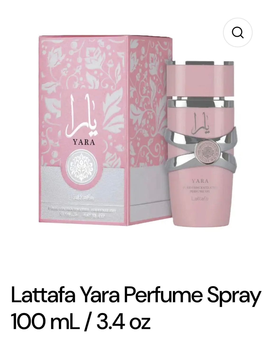 Customer photo review of Lattafa Yara Perfume Spray 100 mL / 3.4 oz