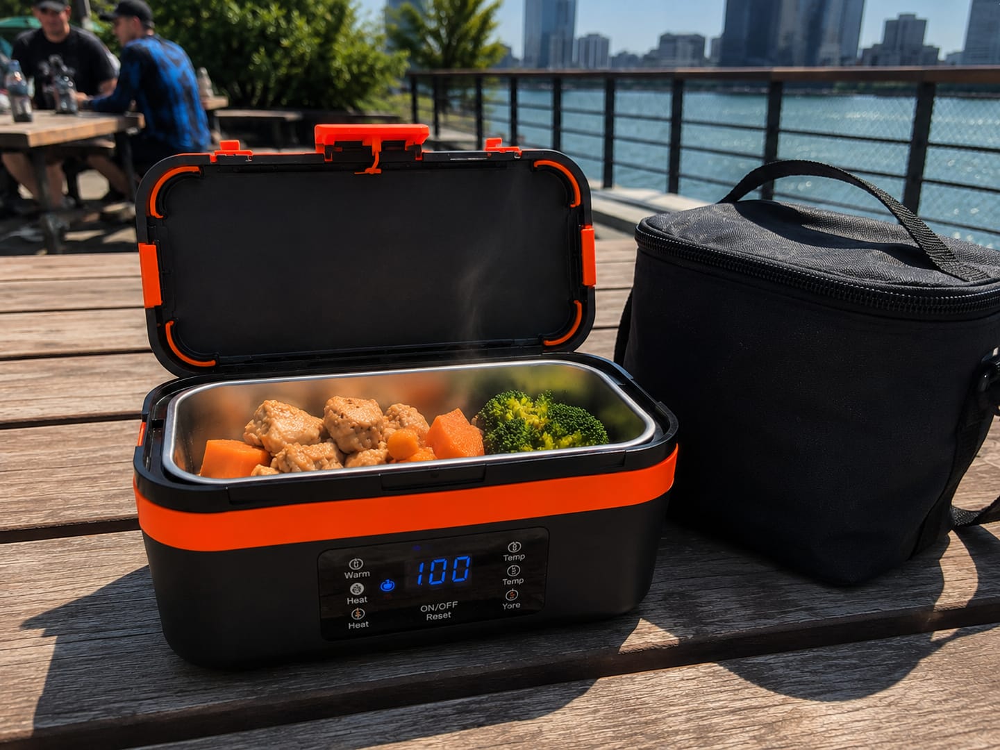 Customer photo review of SnapHeatEat™ Electric Lunch Box