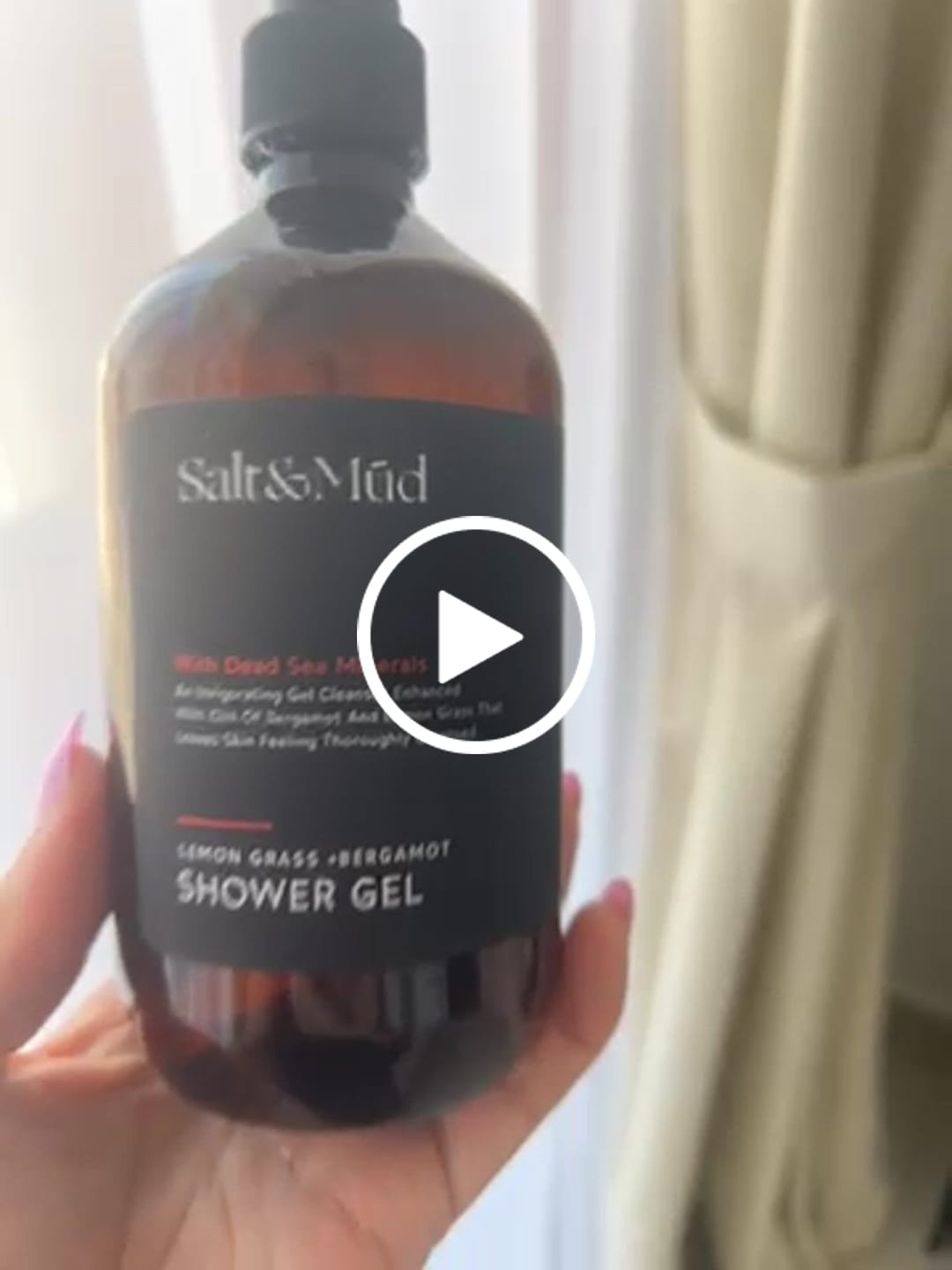 Customer video review of Shower Gel With Dead Sea Minerals 500ml