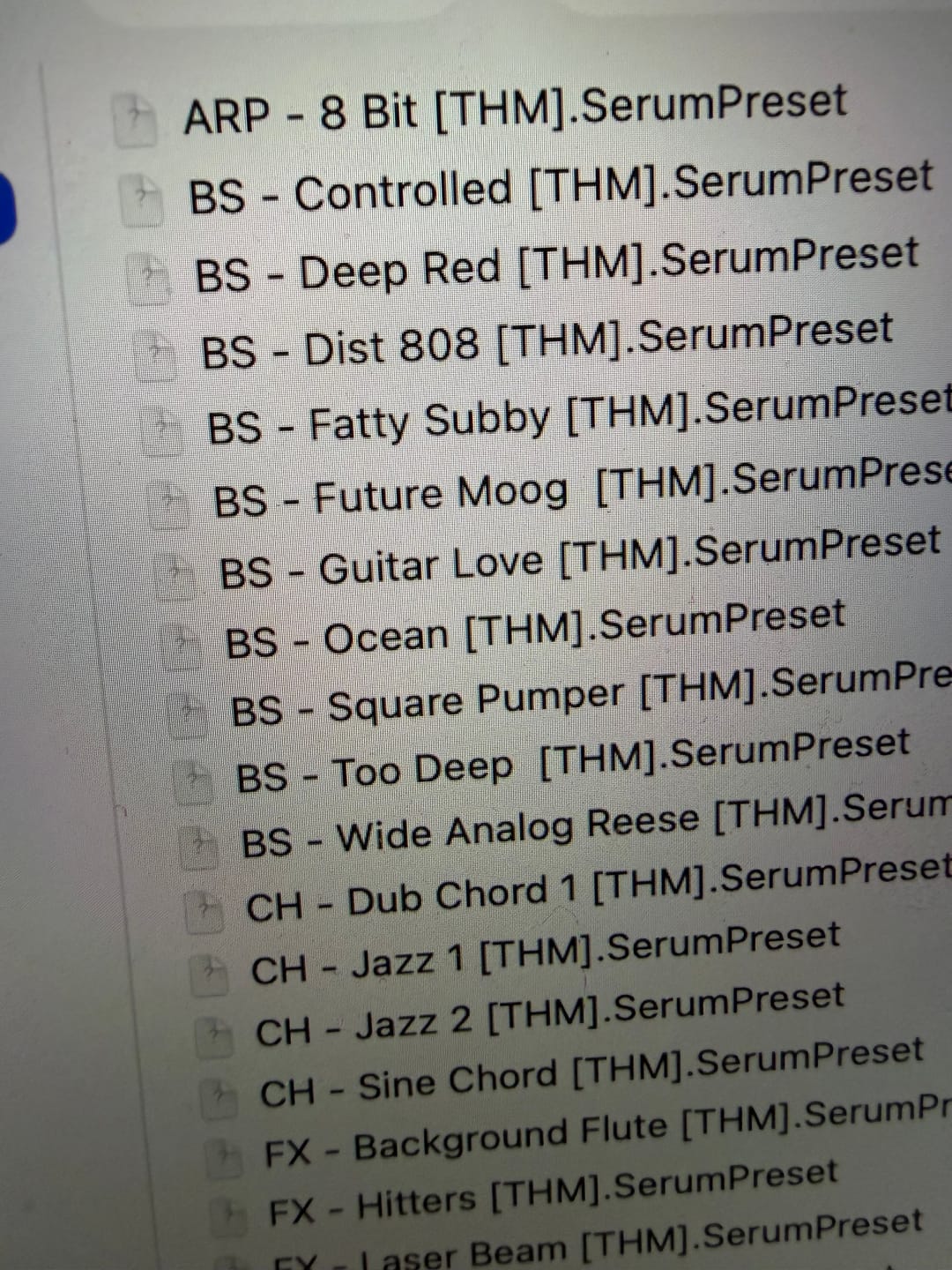 Customer photo review of Funked Up Vol. 1 — Tech House Serum 2 Presets