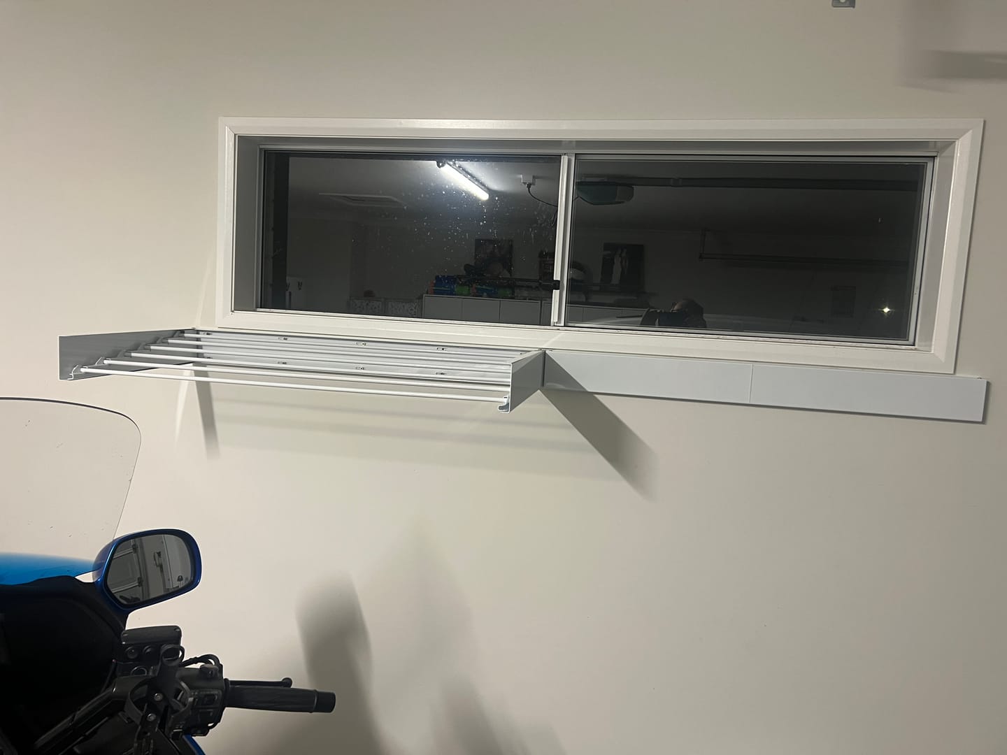 Customer photo review of Wall Mounted Drying Rack - Foldable Indoor and Outdoor Drying Rack