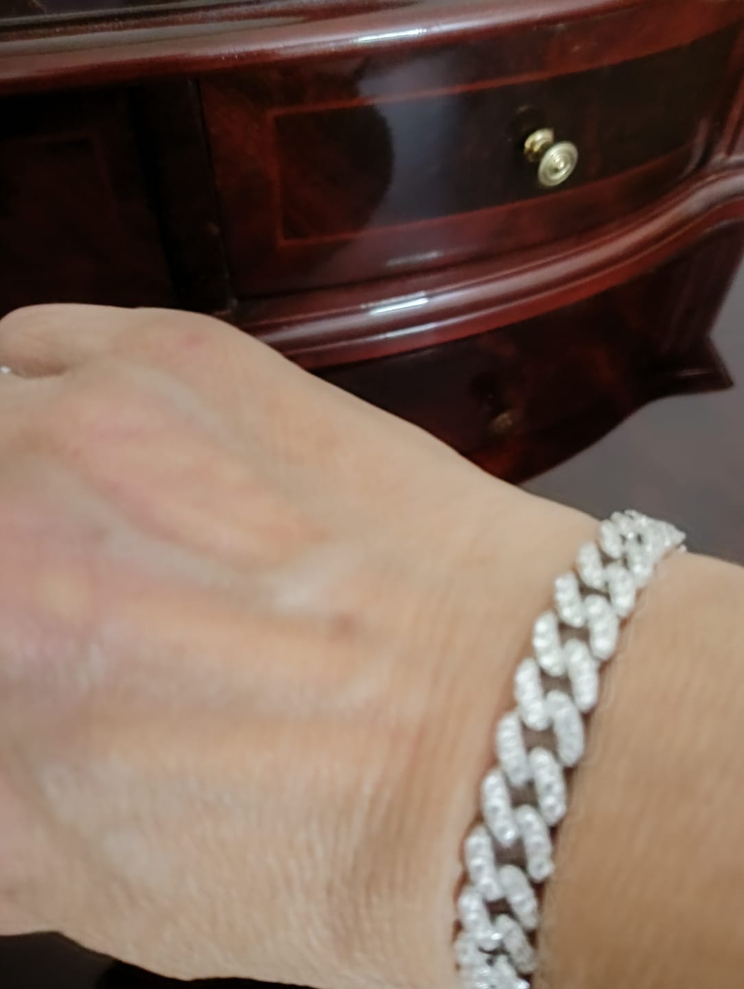 Customer photo review of BRACCIALE GRUMETTA CON ZIRCONI
